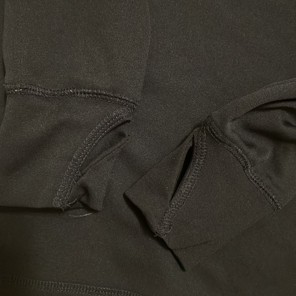 Harley-Davidson, Activewear, Long Thumb Sleeves, V-Neck Top, Charcoal Black, Sm - Picture 5 of 9